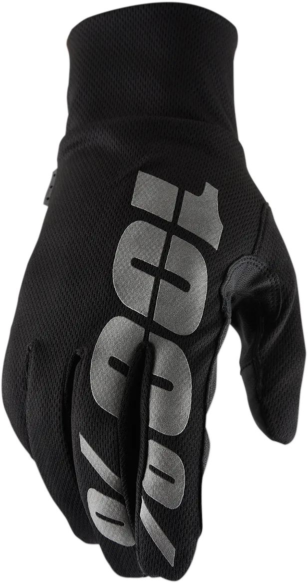100% Hydromatic Waterproof Gloves - Black - Small 10017-00000