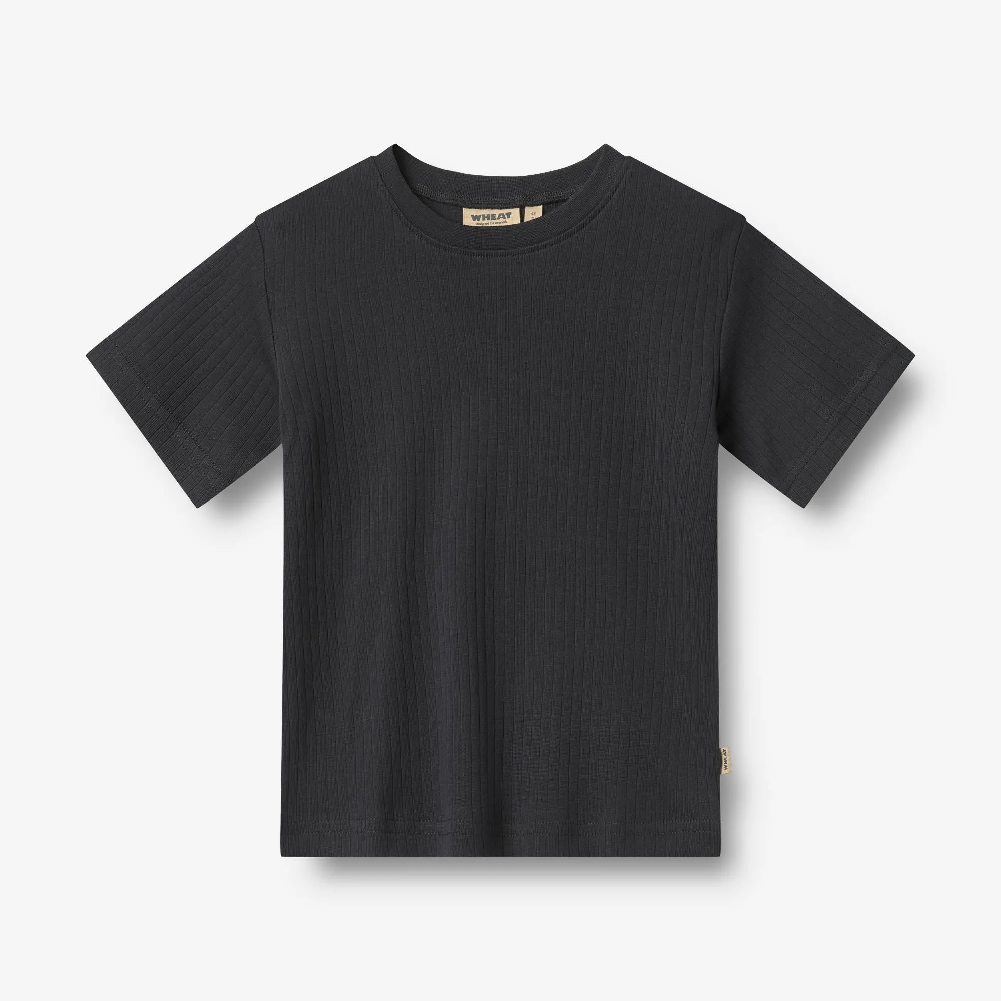 2 Rib T-shirt S/S Fabian - navy rib stripe