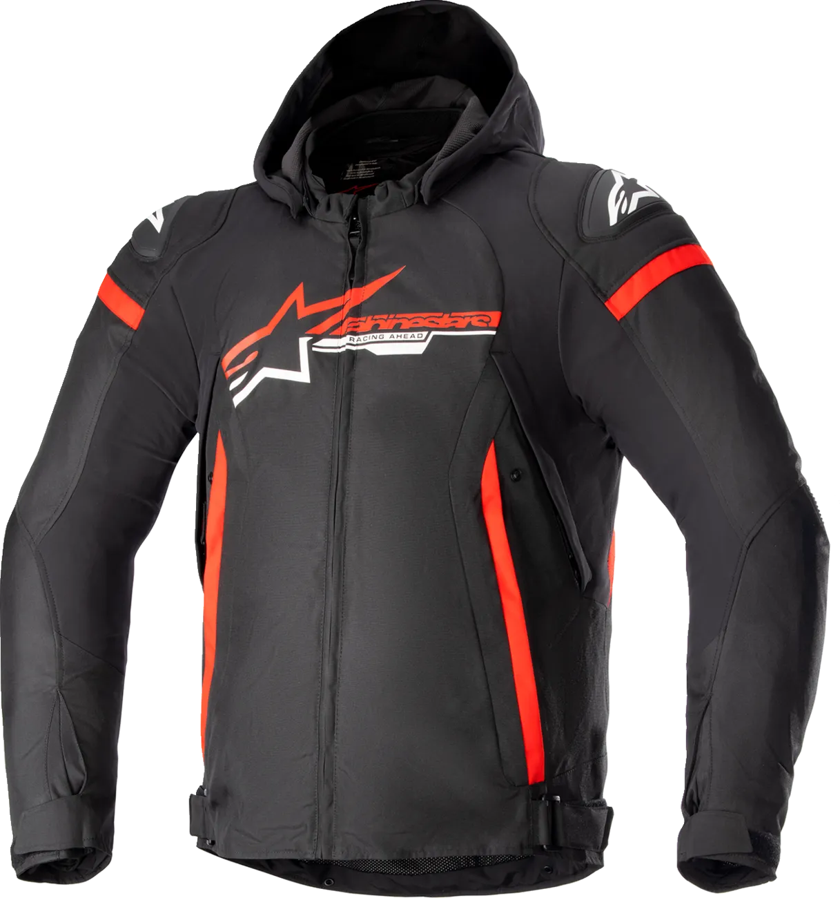 ALPINESTARS Zaca Waterproof Jacket - Black/Red/White - 3XL 3206423-1342-3X