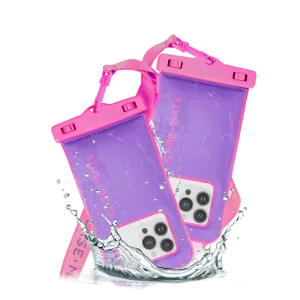 Case-Mate Waterproof Floating Pouch - 2 Pack (Purple Paradise)