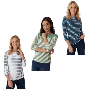 Crew Clothing Womens Essential Breton T-Shirt