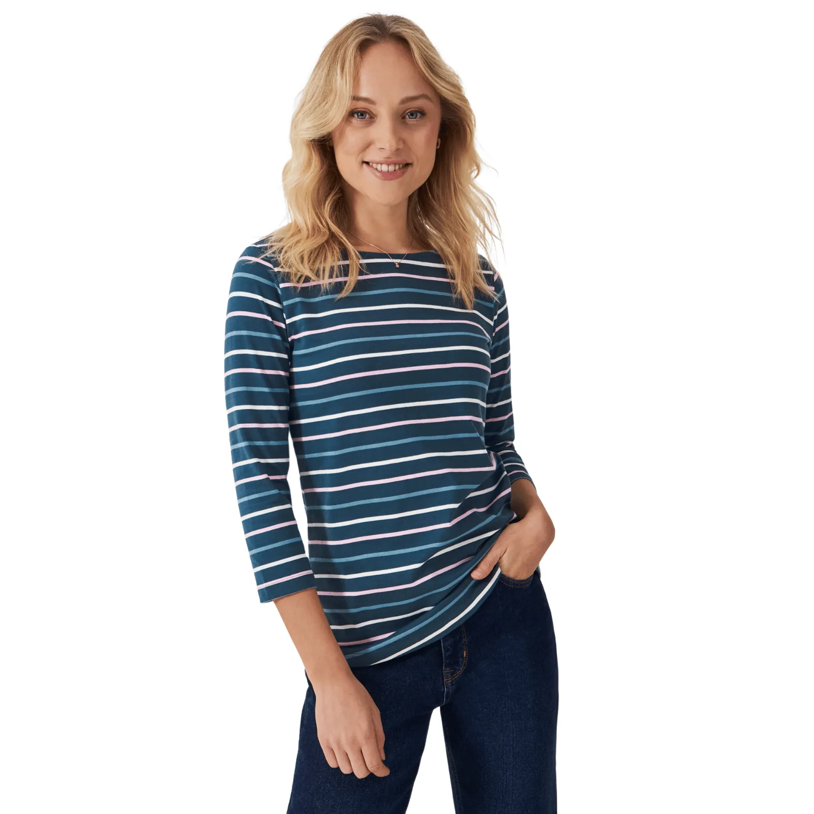 Crew Clothing Womens Essential Breton T-Shirt