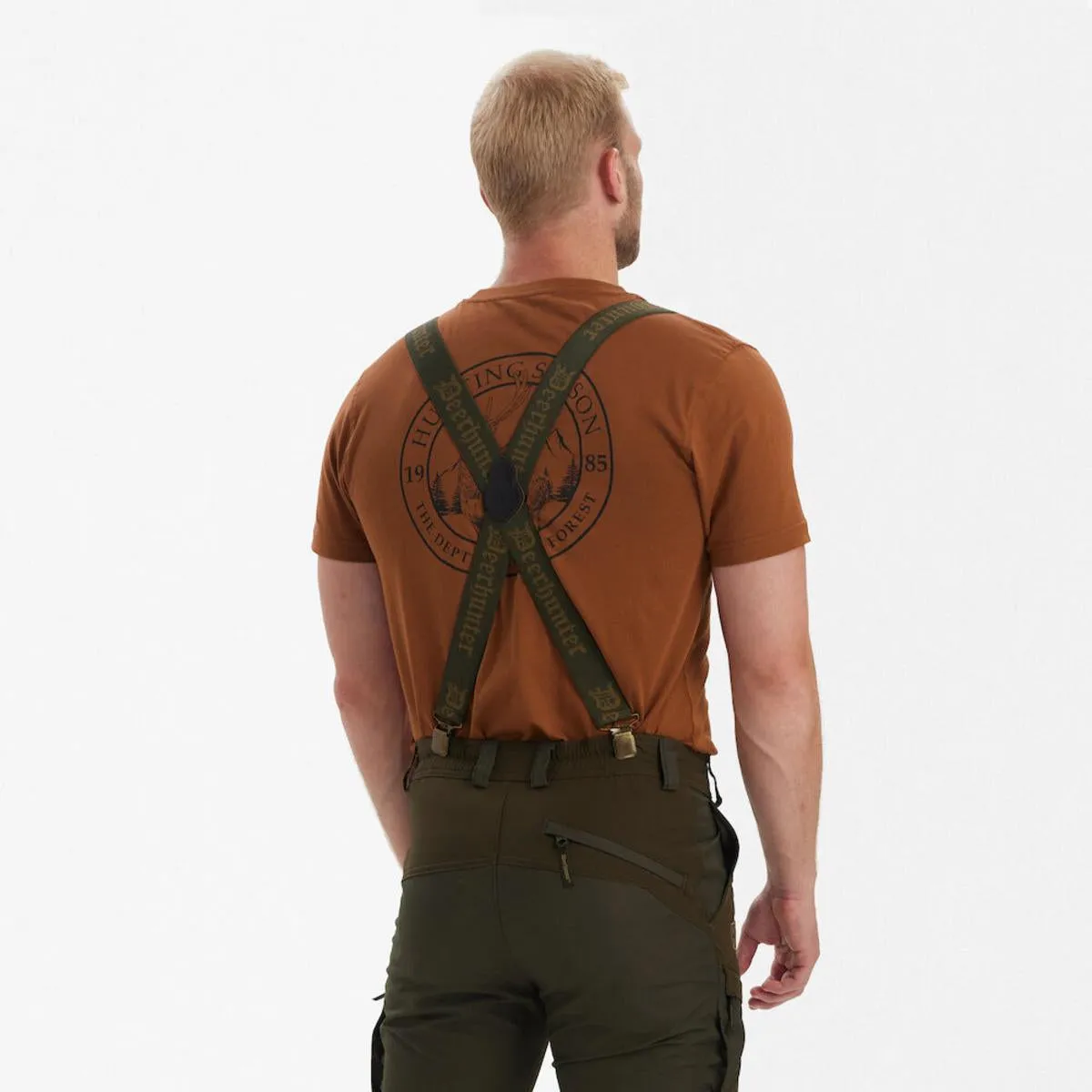 Deerhunter Logo Braces w. Clips - 130 cm