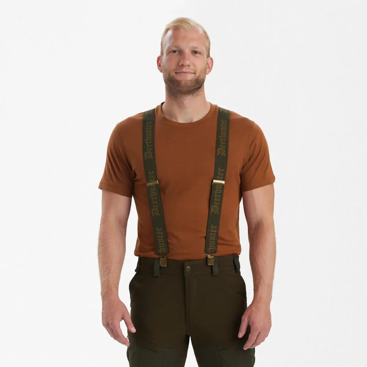 Deerhunter Logo Braces w. Clips - 130 cm
