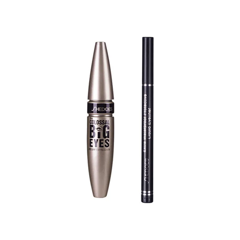 Domestic goods foreign trade cross-border export SHEDOES does not smudge lengthening thick waterproof mascara eyeliner set