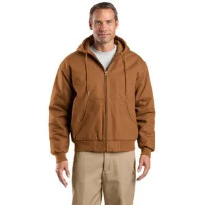 EMBROIDERED Cornerstone® Duck Cloth Hooded Work Jacket