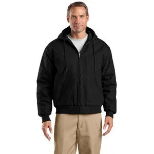 EMBROIDERED Cornerstone® Duck Cloth Hooded Work Jacket