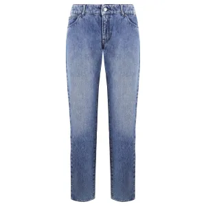 Emporio Armani Slim Fit Mens Washed Jeans