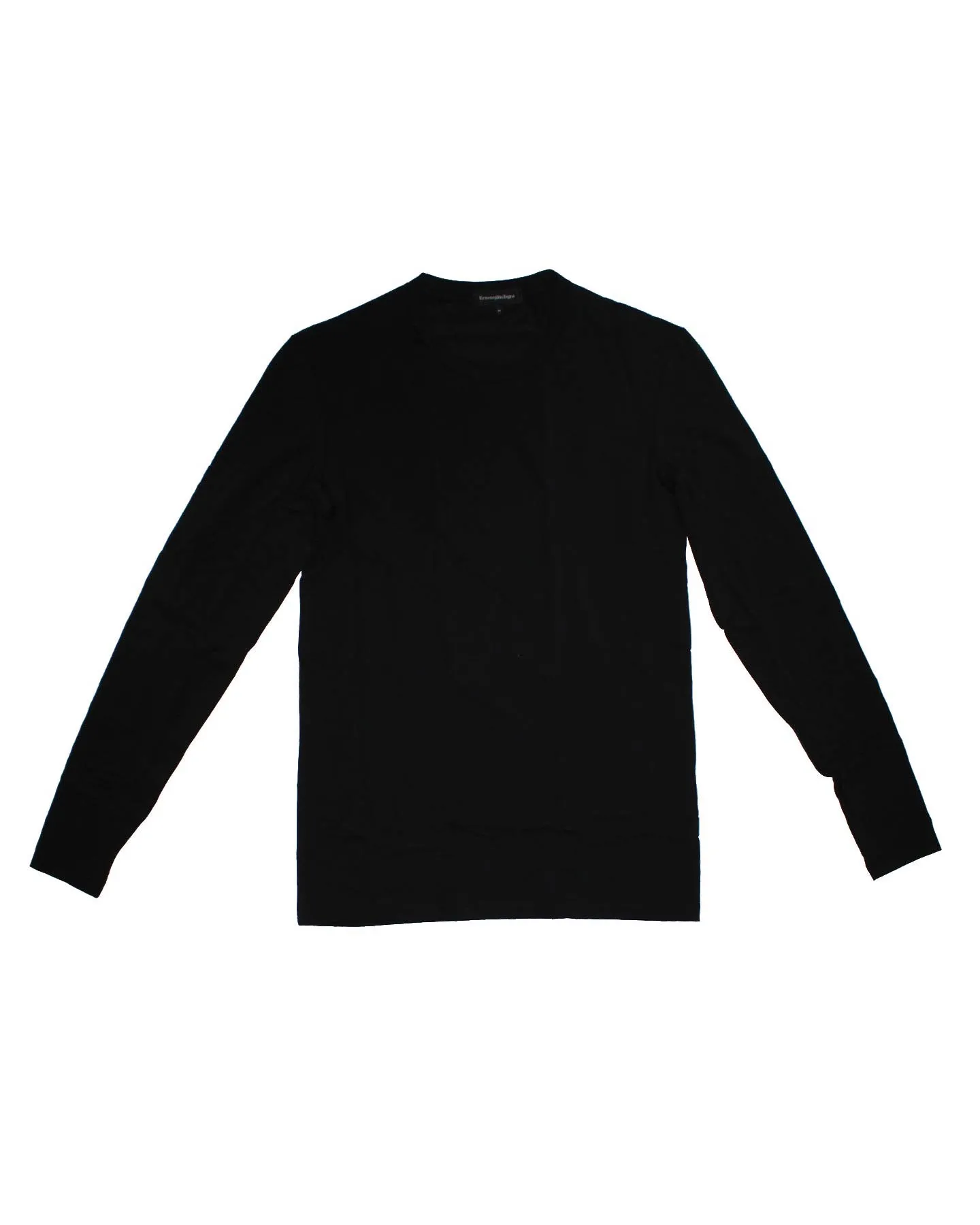 Ermenegildo Zegna Long Sleeve T-Shirt Black XXL Undershirt REDUCED - SALE