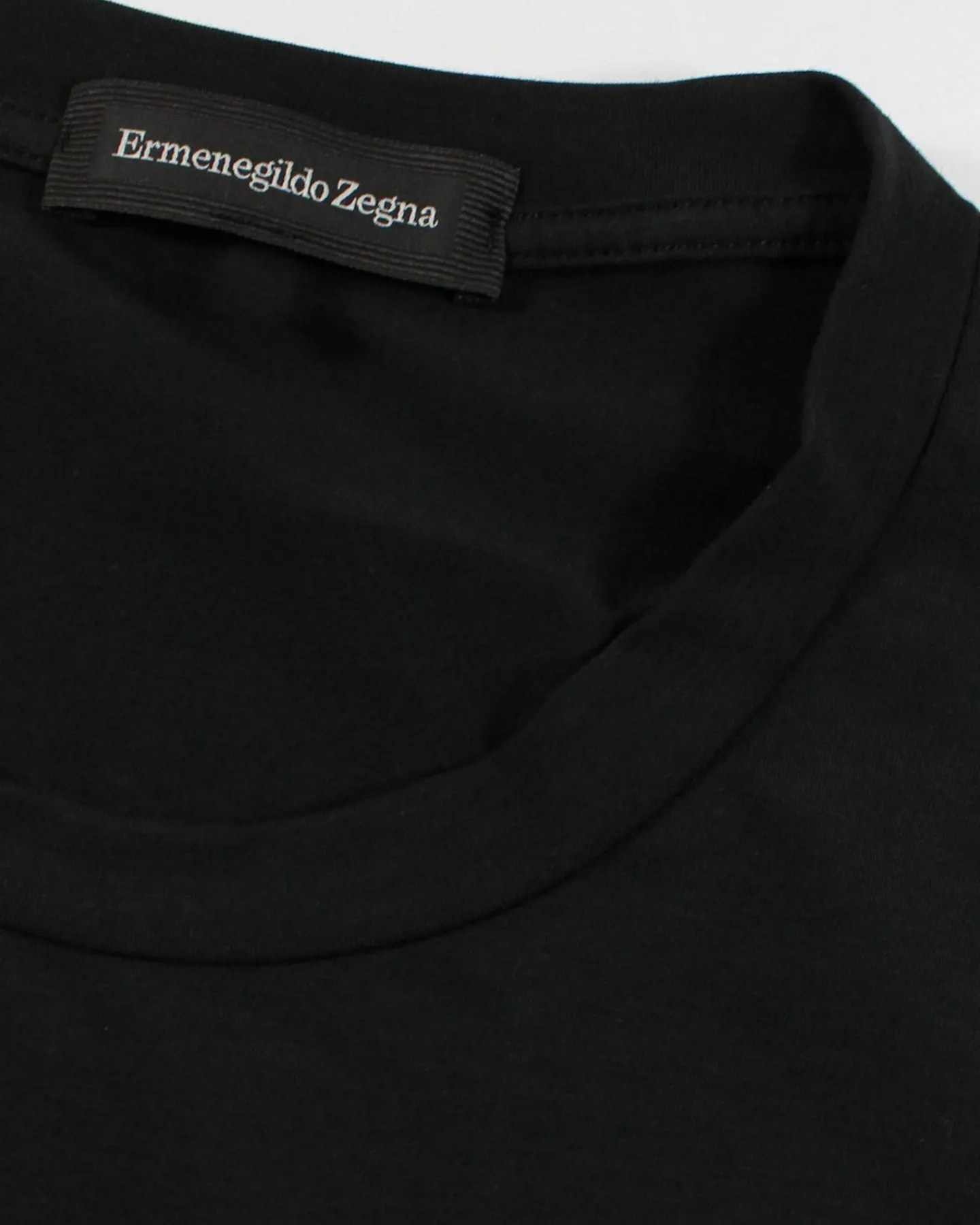 Ermenegildo Zegna Long Sleeve T-Shirt Black XXL Undershirt REDUCED - SALE