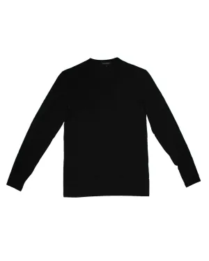 Ermenegildo Zegna Long Sleeve T-Shirt Black XXL Undershirt REDUCED - SALE