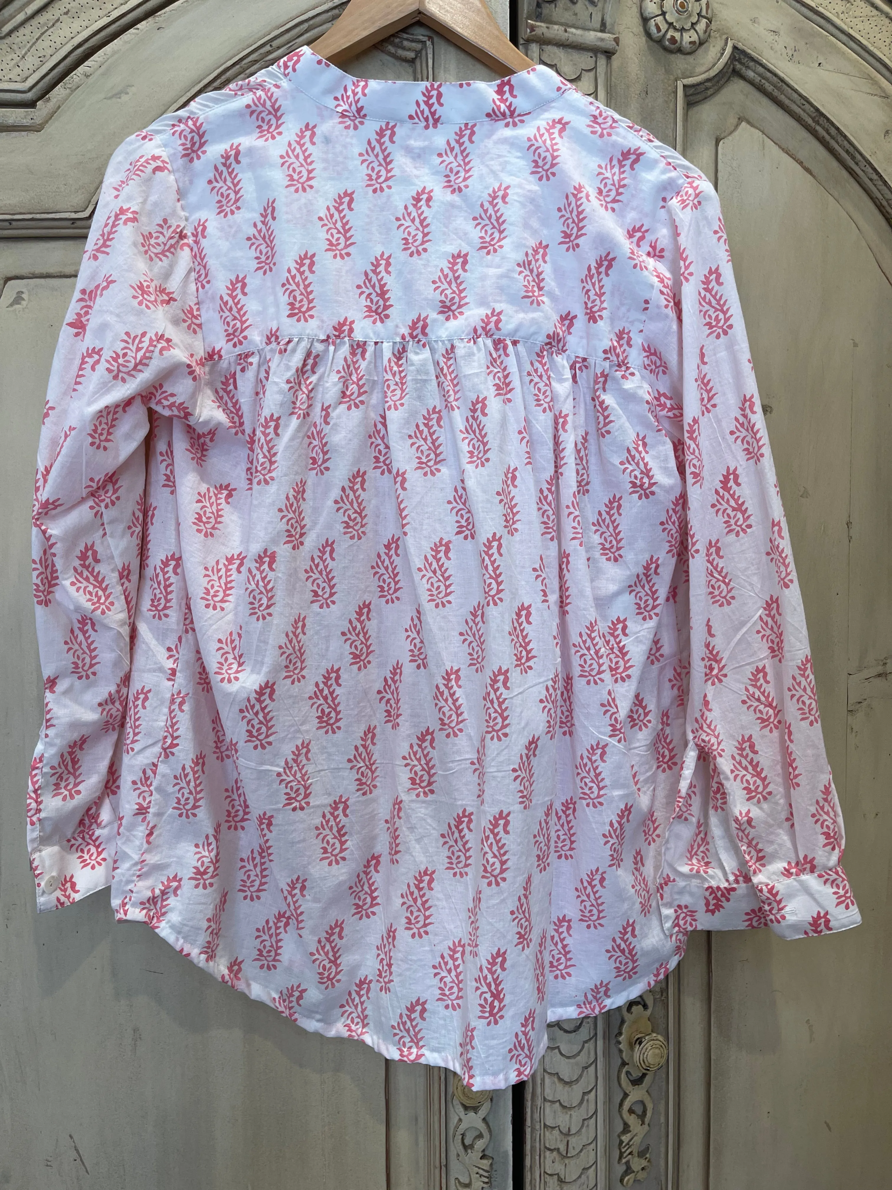Handblock Printed Blouse - LOUISE