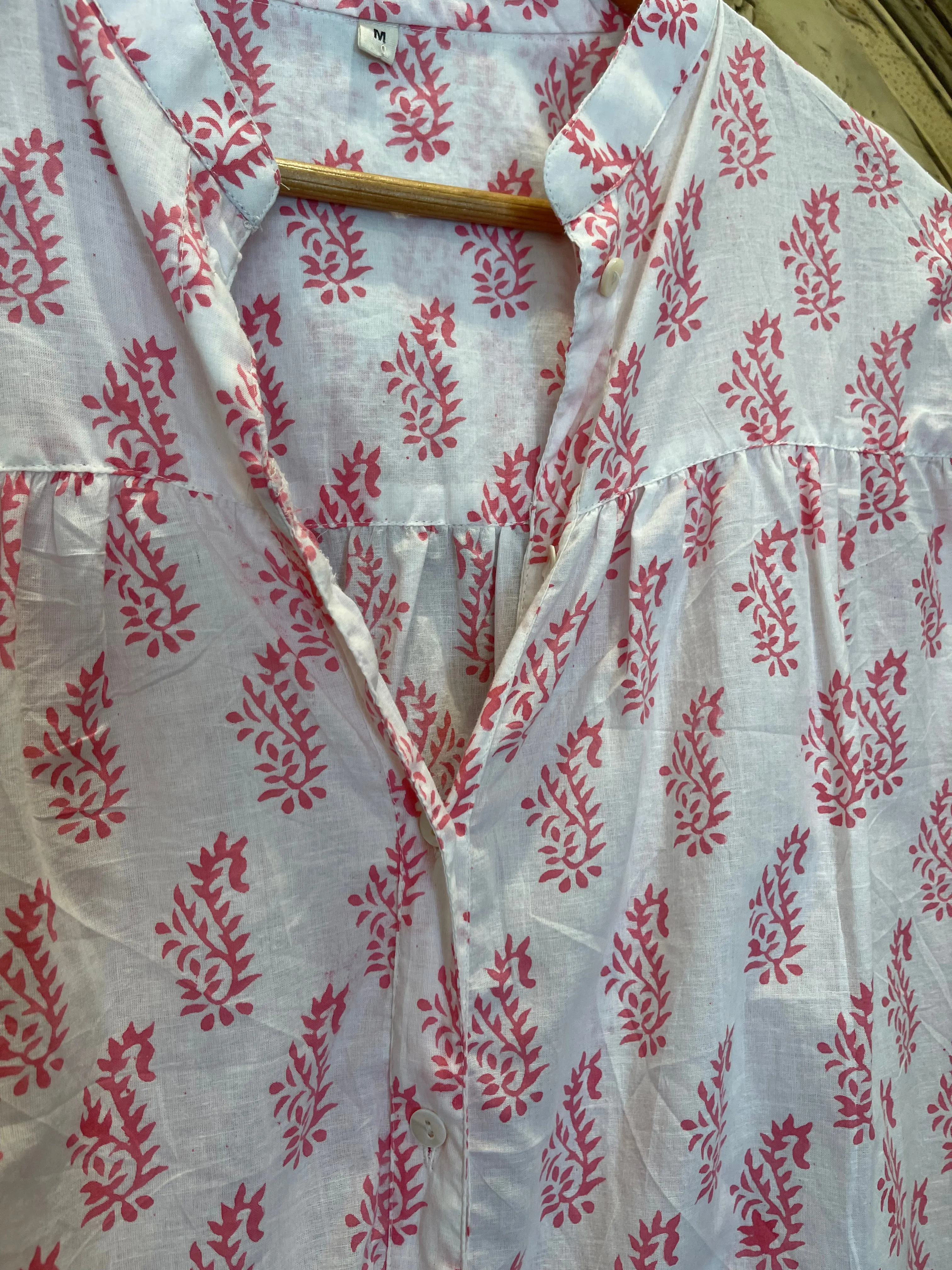Handblock Printed Blouse - LOUISE