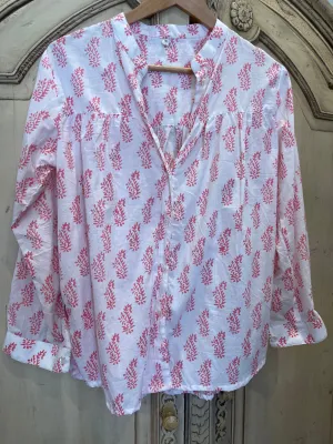Handblock Printed Blouse - LOUISE