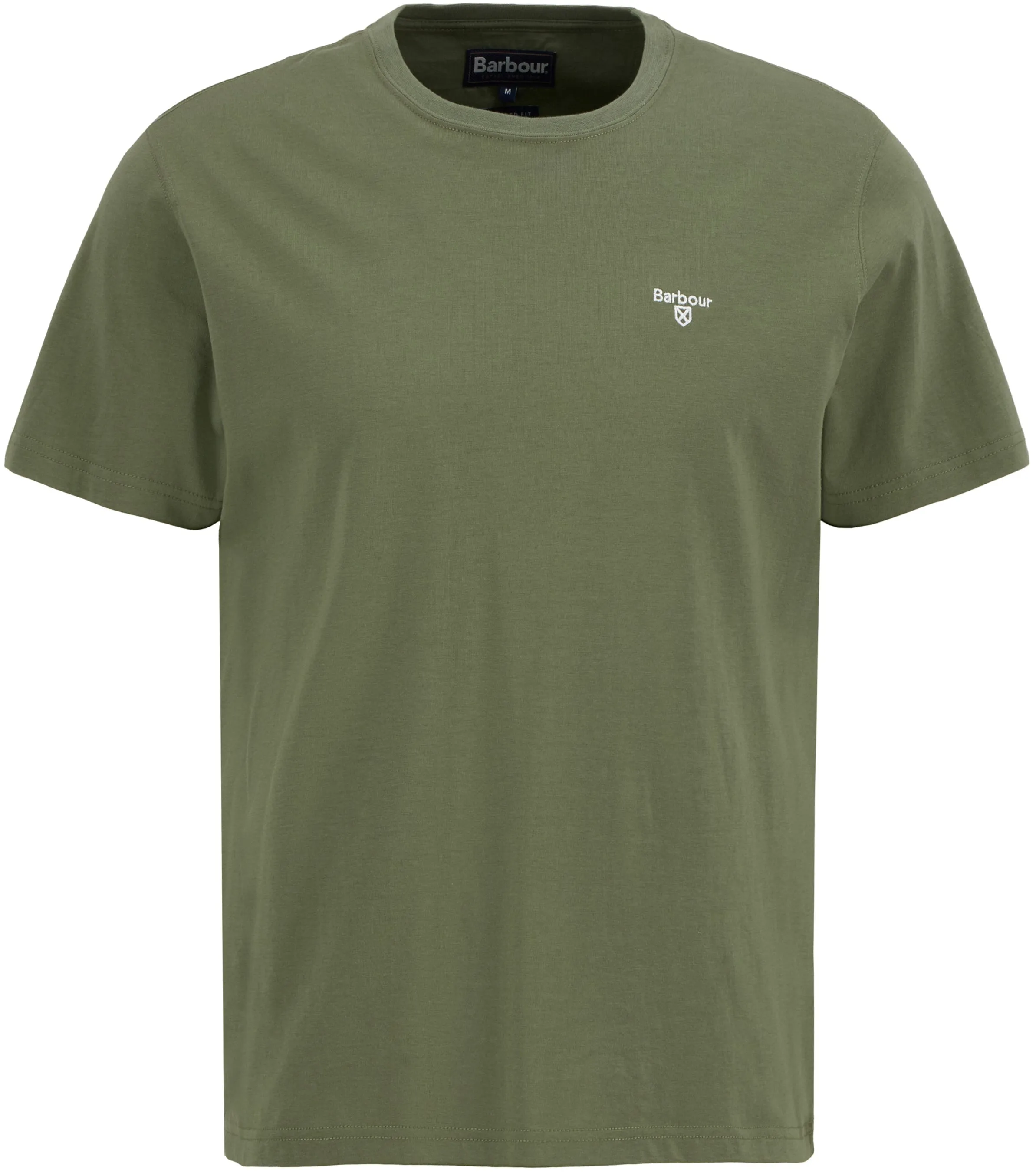 ID25126-Barbour Olive Essential Sports T-Shirt
