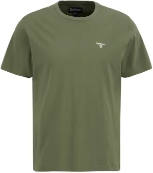 ID25126-Barbour Olive Essential Sports T-Shirt