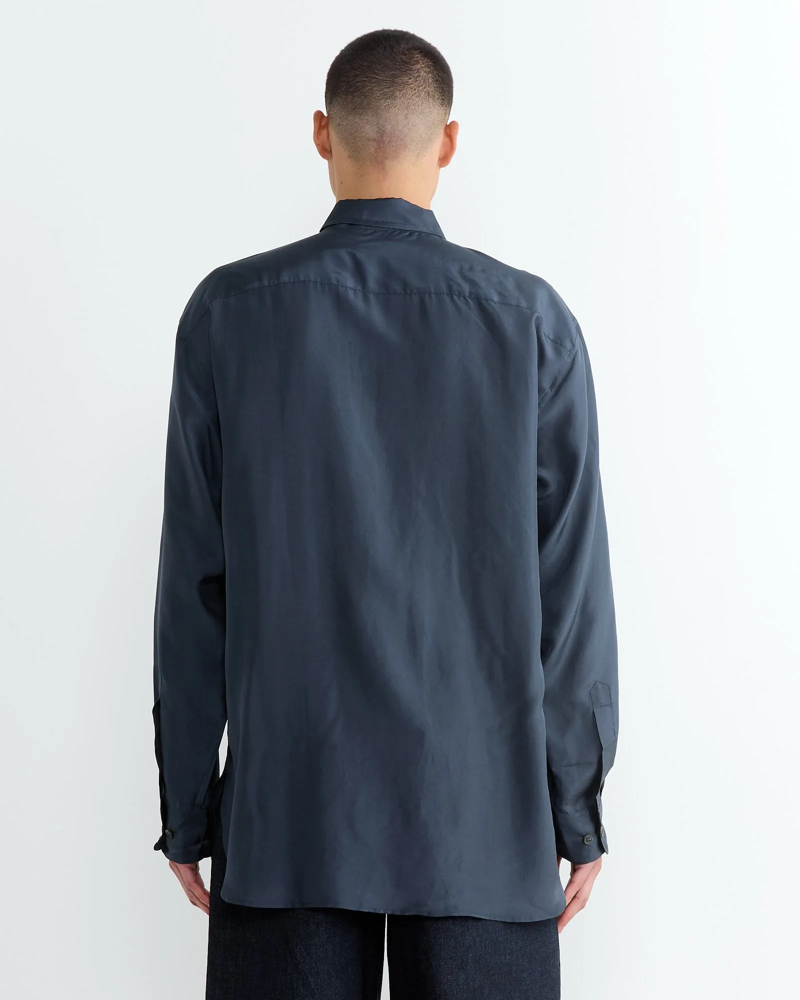 Long-Sleeve Shirt in Navy