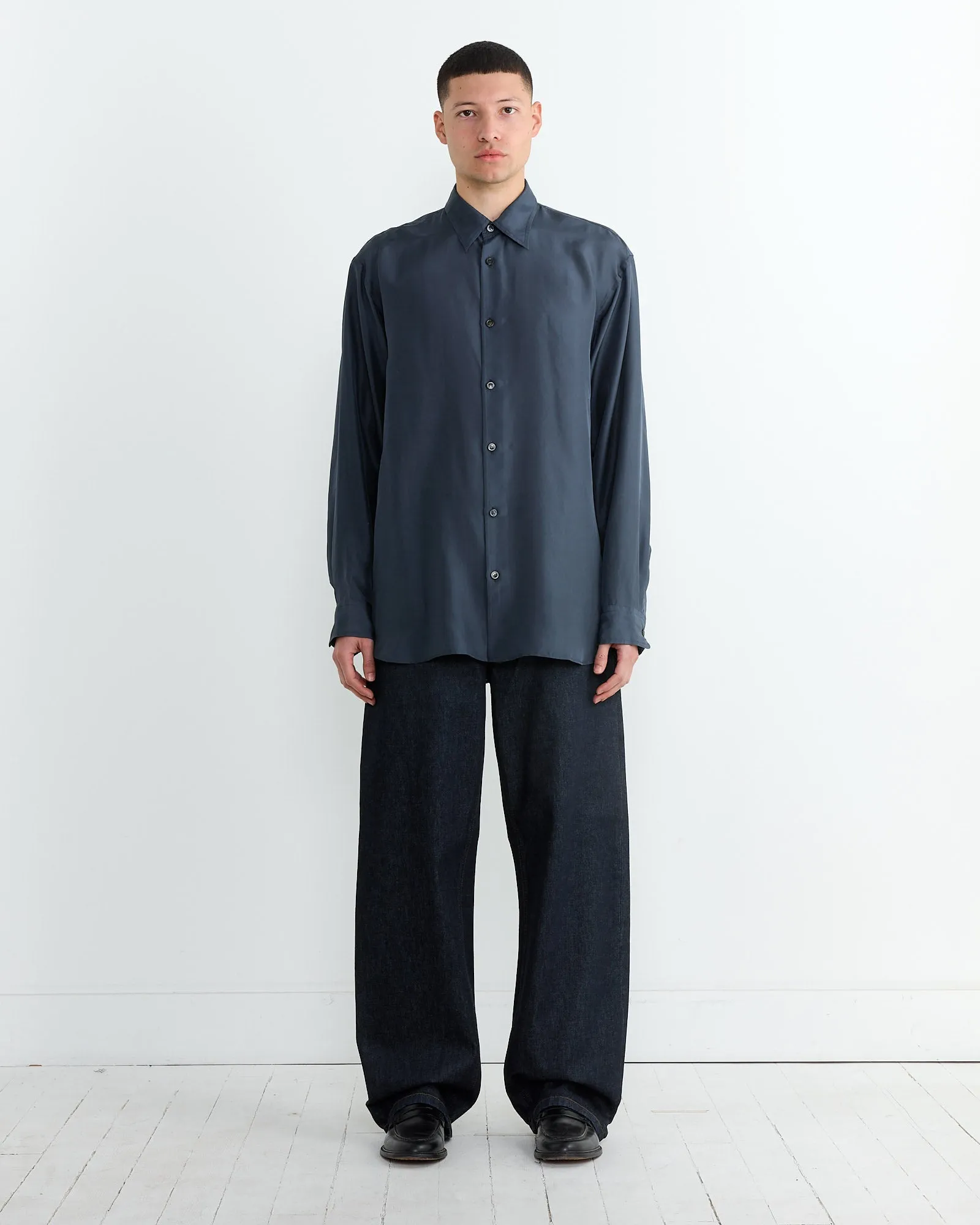 Long-Sleeve Shirt in Navy