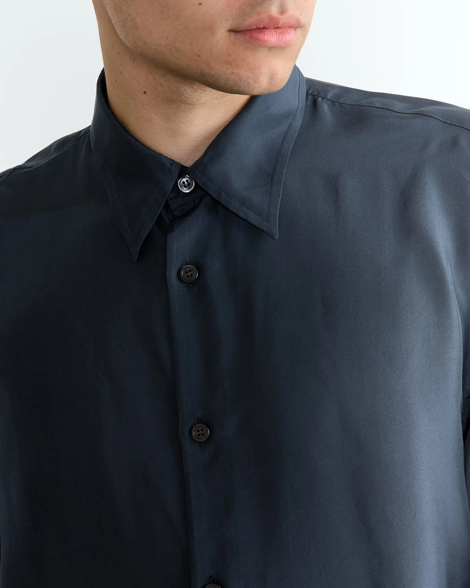 Long-Sleeve Shirt in Navy