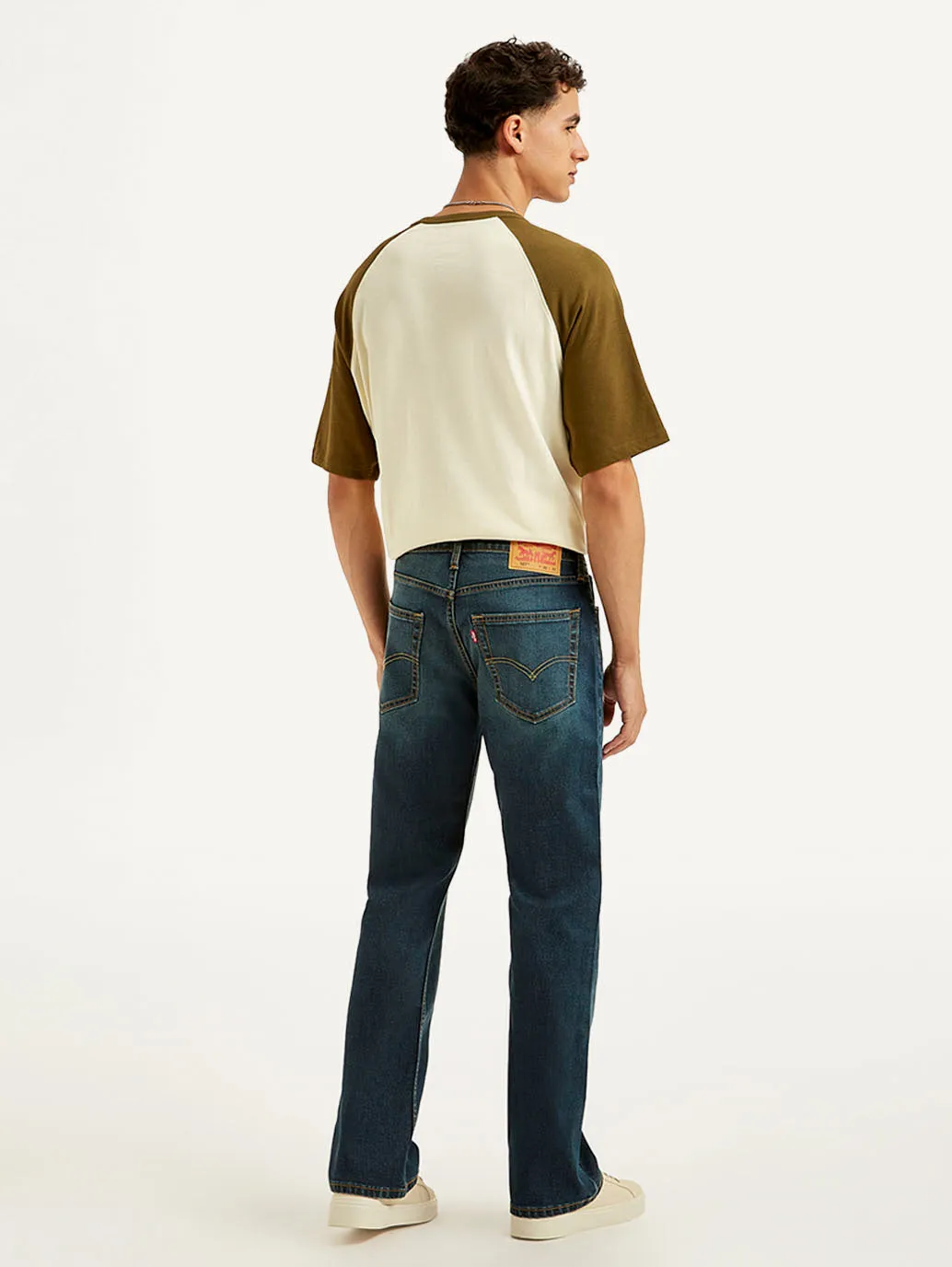 Men's 527 Slim Bootcut Fit Blue Jeans