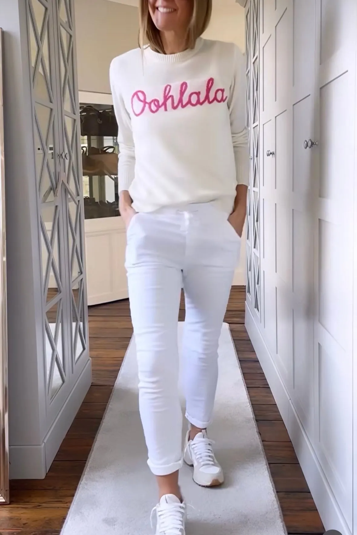 Naya Jogger Jeans | White