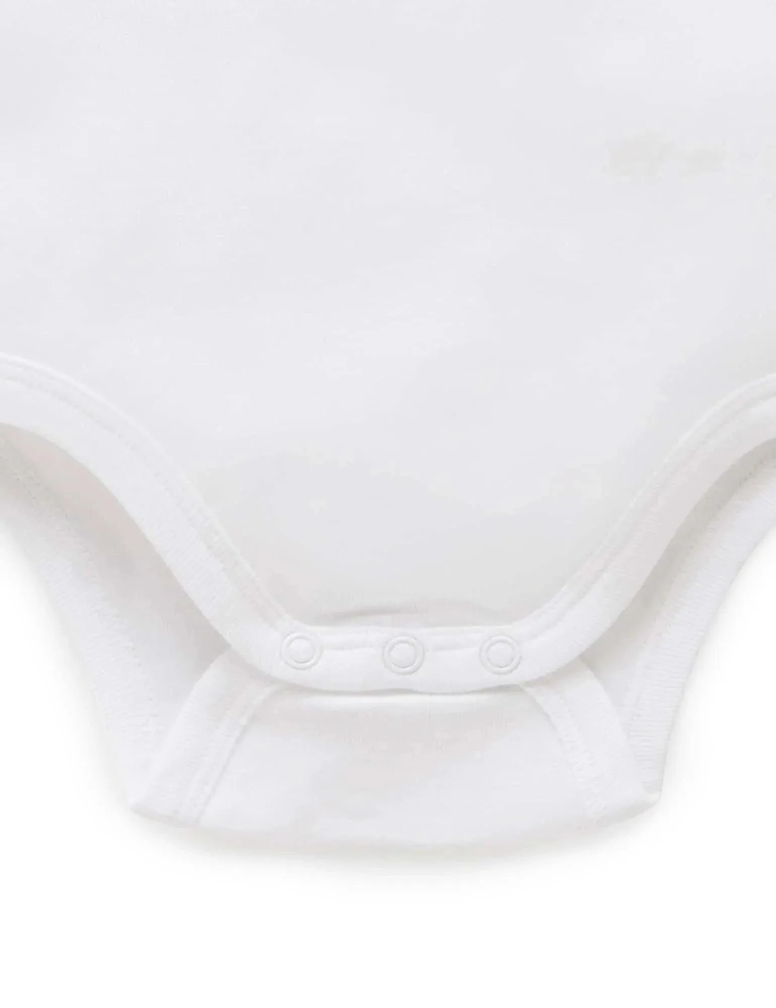Purebaby - Rib Bodysuit 2 Pack | White