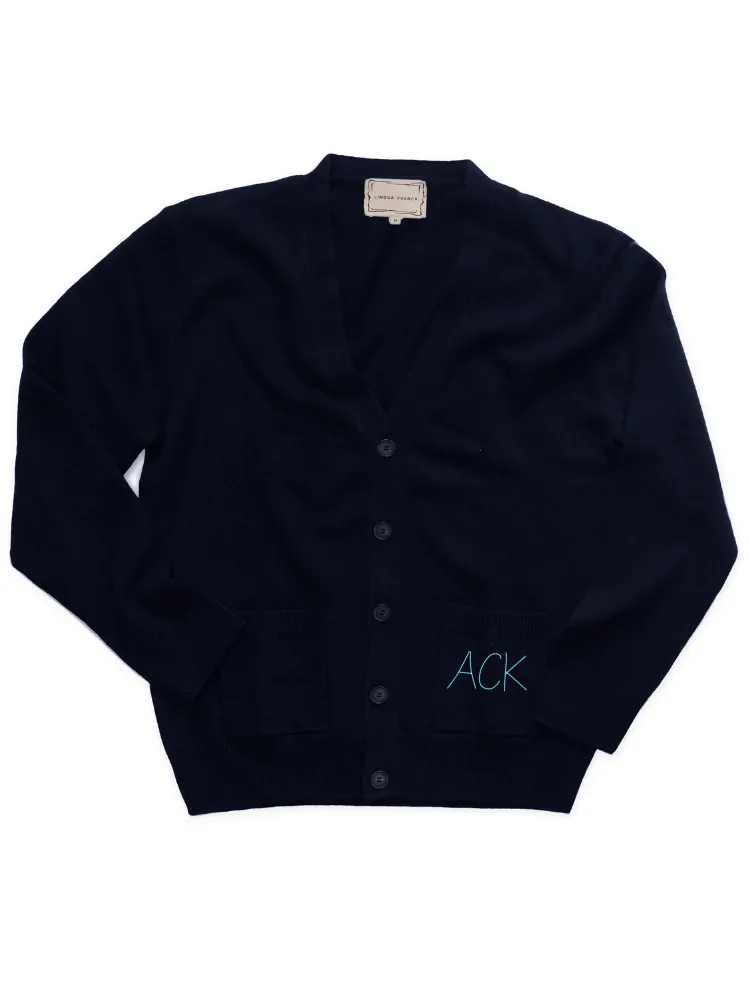 "ACK" Oversized Cardigan