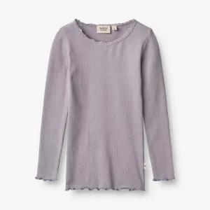 Rib T-Shirt Reese - lavender
