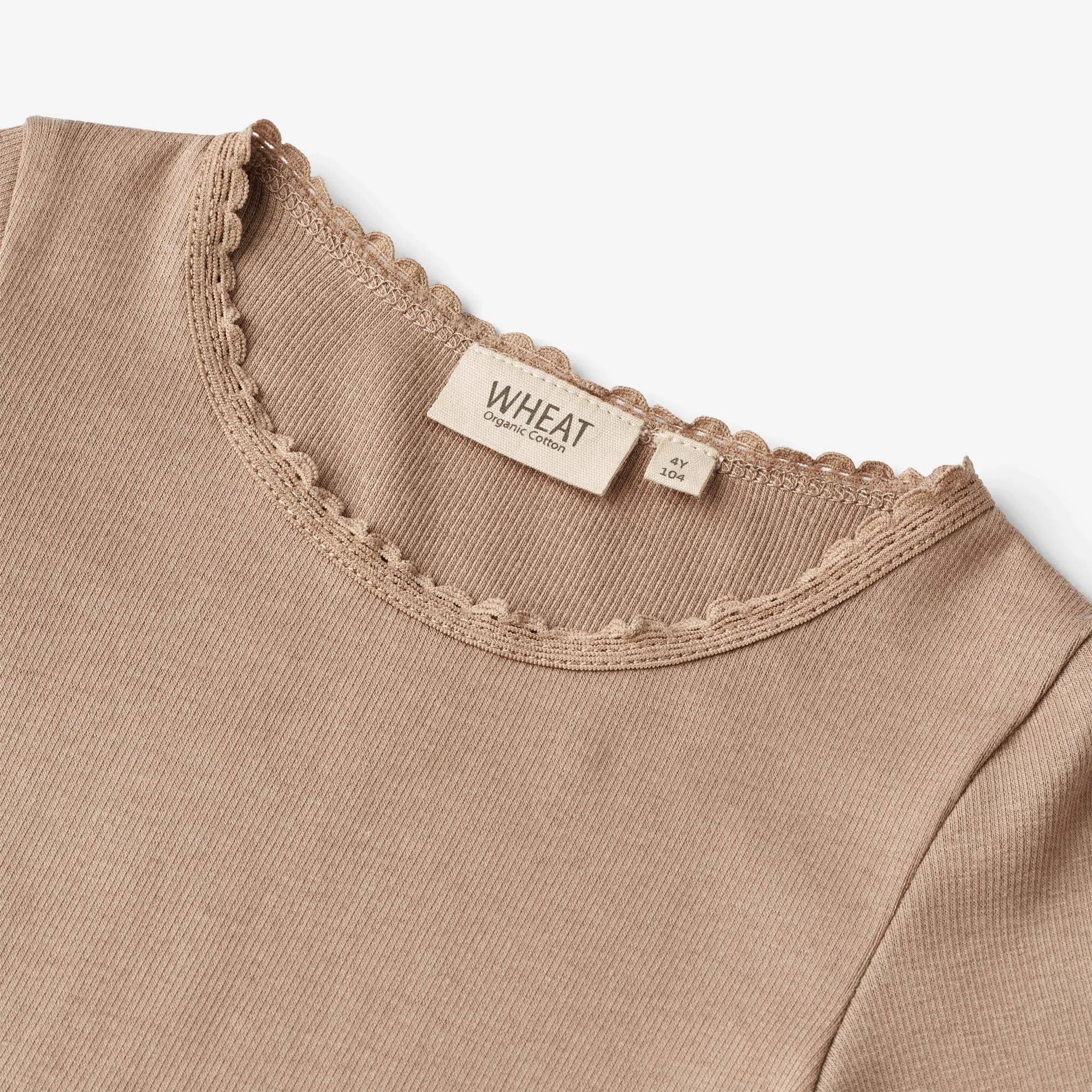 Rib T-Shirt Reese - soft brown