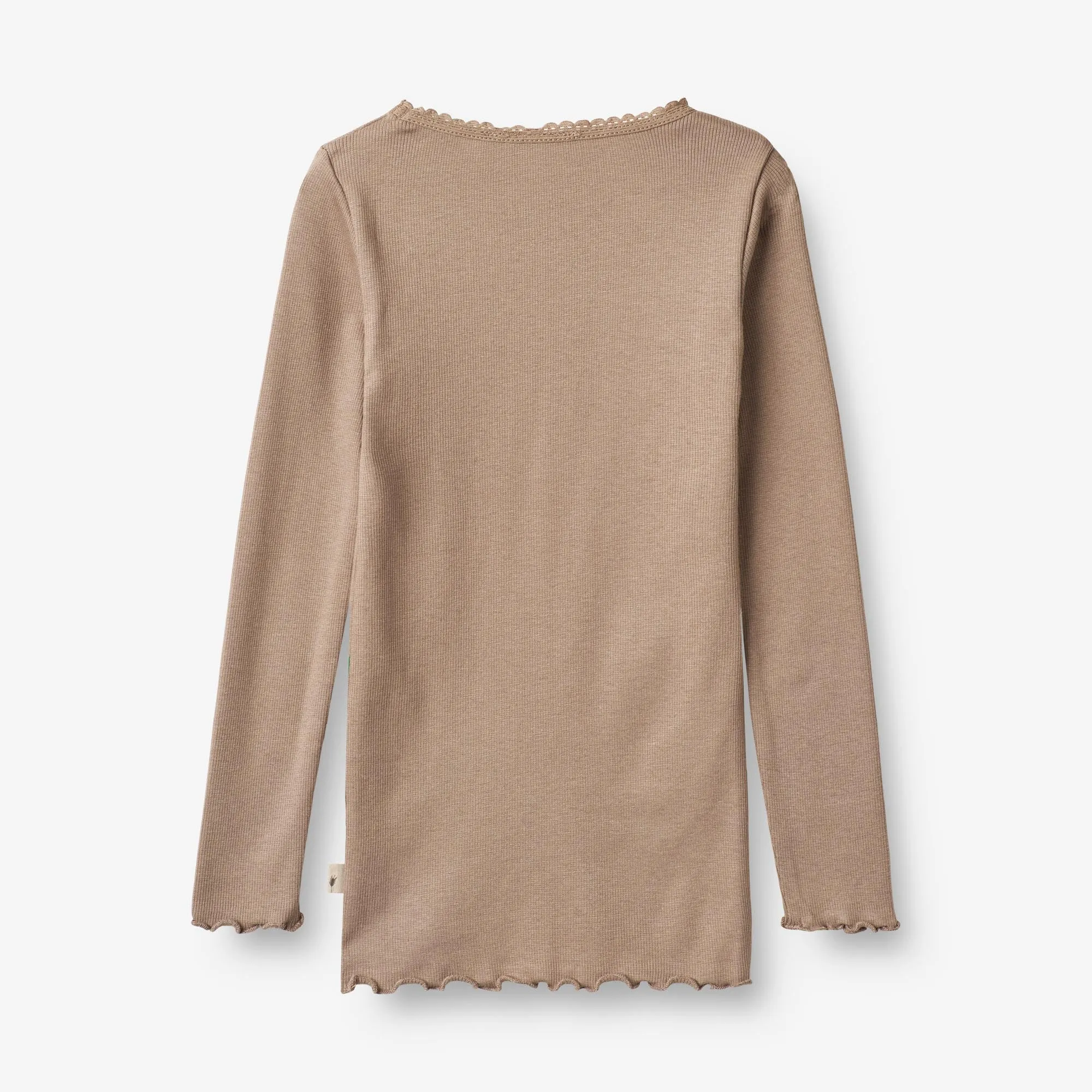 Rib T-Shirt Reese - soft brown
