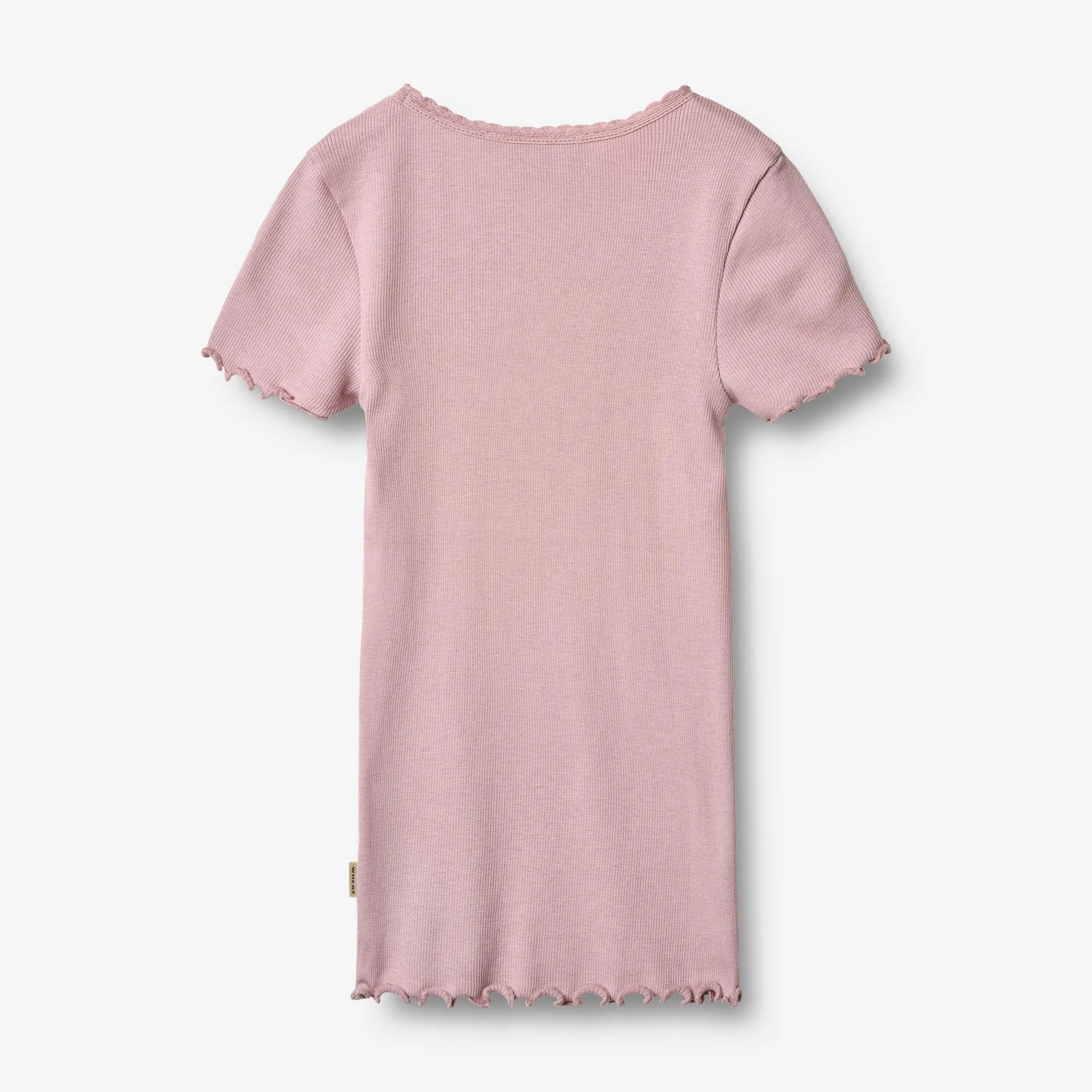 Rib T-shirt S/S Katie - lavender mist