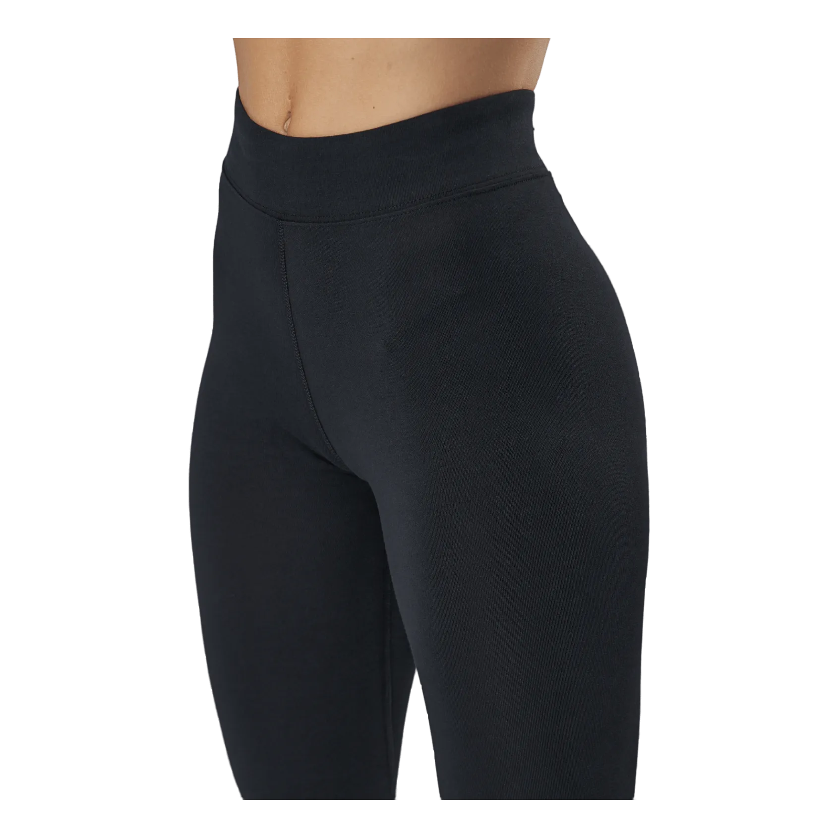 Sportswear Essential Women's High-Waisted Logo Leggings BLACK/WHITE