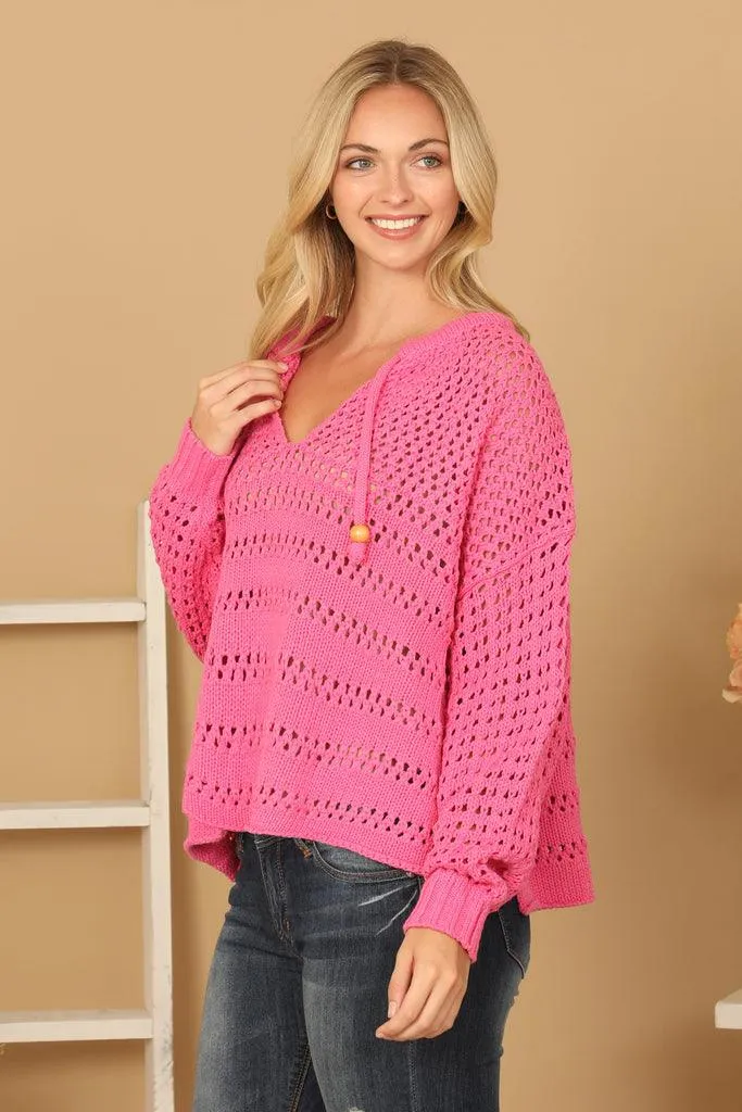 Stay Cozy: Cotton Crochet Sweater