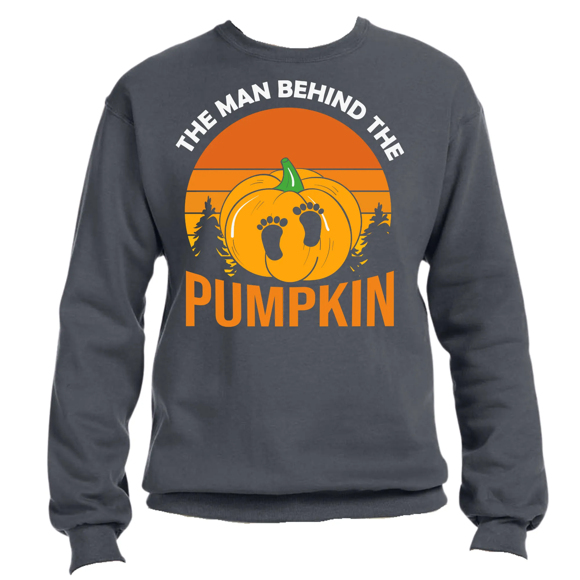 The Man Behind the Pumpkin Unisex Halloween Sweater – Cozy Fit, Fun & Spooky Vibes