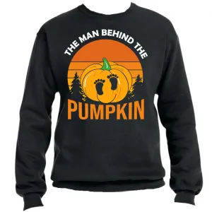 The Man Behind the Pumpkin Unisex Halloween Sweater – Cozy Fit, Fun & Spooky Vibes