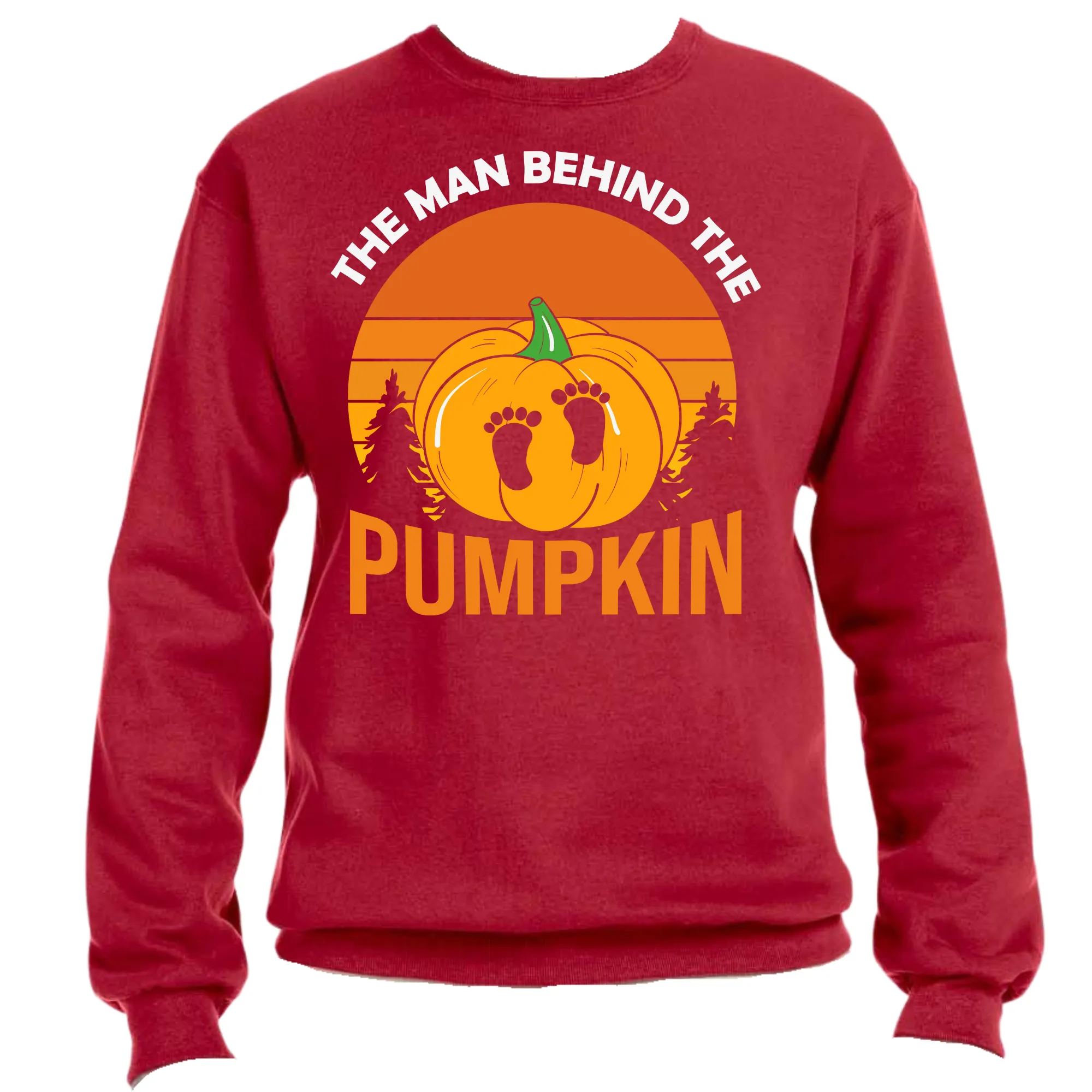 The Man Behind the Pumpkin Unisex Halloween Sweater – Cozy Fit, Fun & Spooky Vibes
