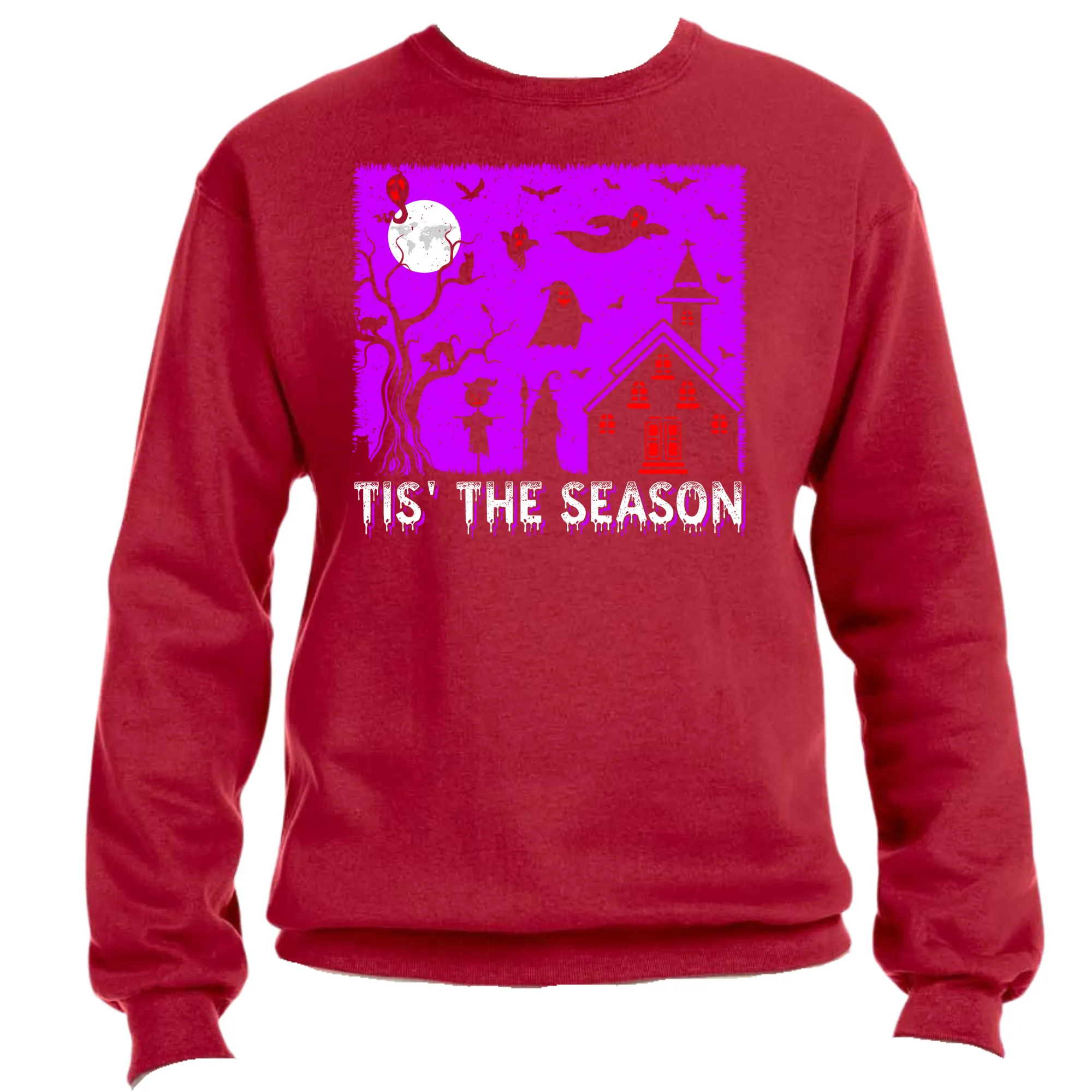 Tis the Season Unisex Halloween Sweater – Cozy Fit, Spooky & Festive Graphic