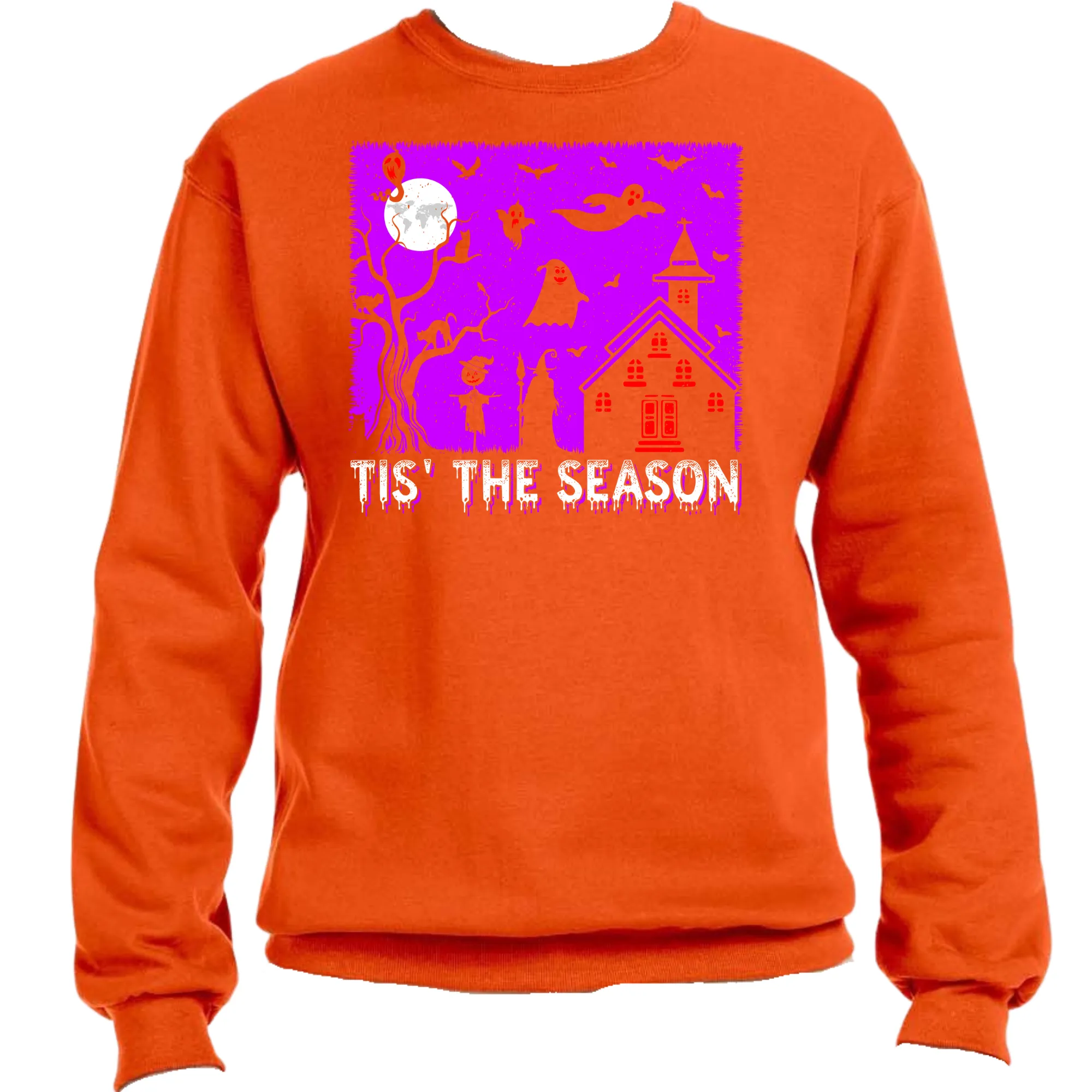 Tis the Season Unisex Halloween Sweater – Cozy Fit, Spooky & Festive Graphic