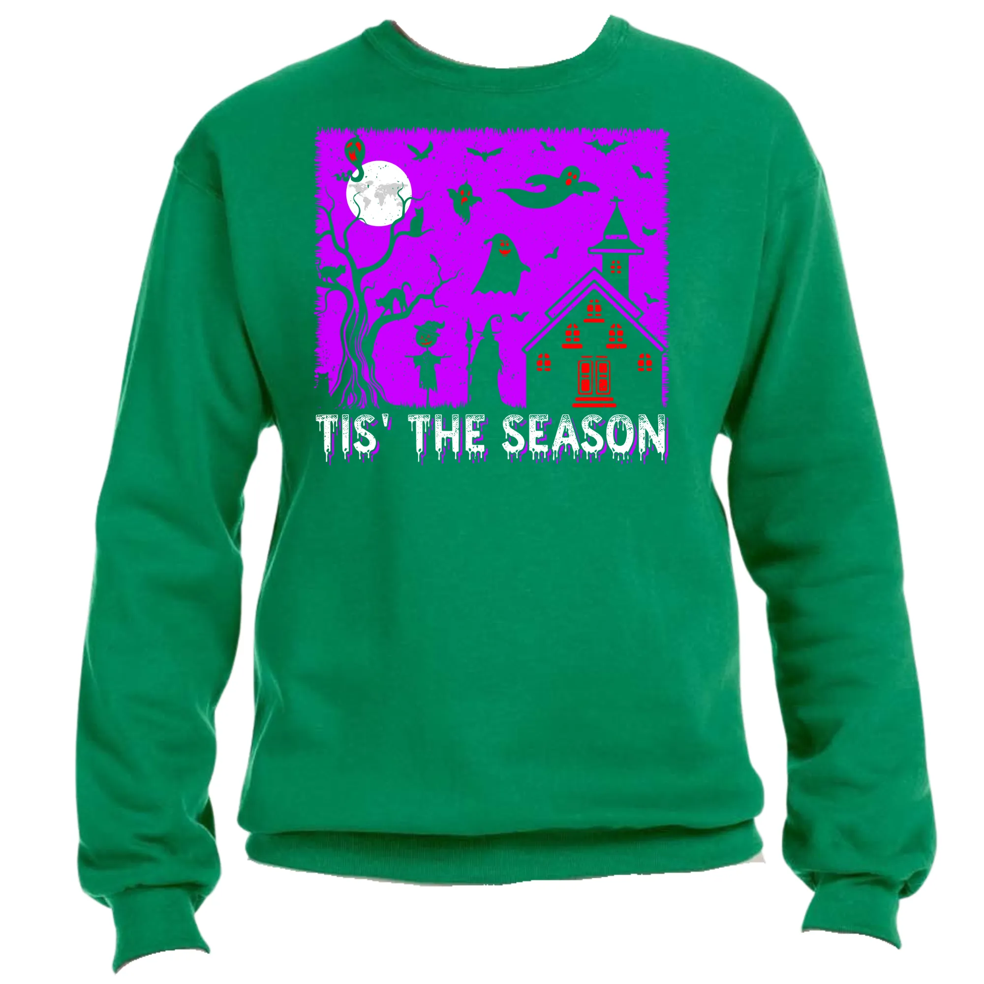 Tis the Season Unisex Halloween Sweater – Cozy Fit, Spooky & Festive Graphic