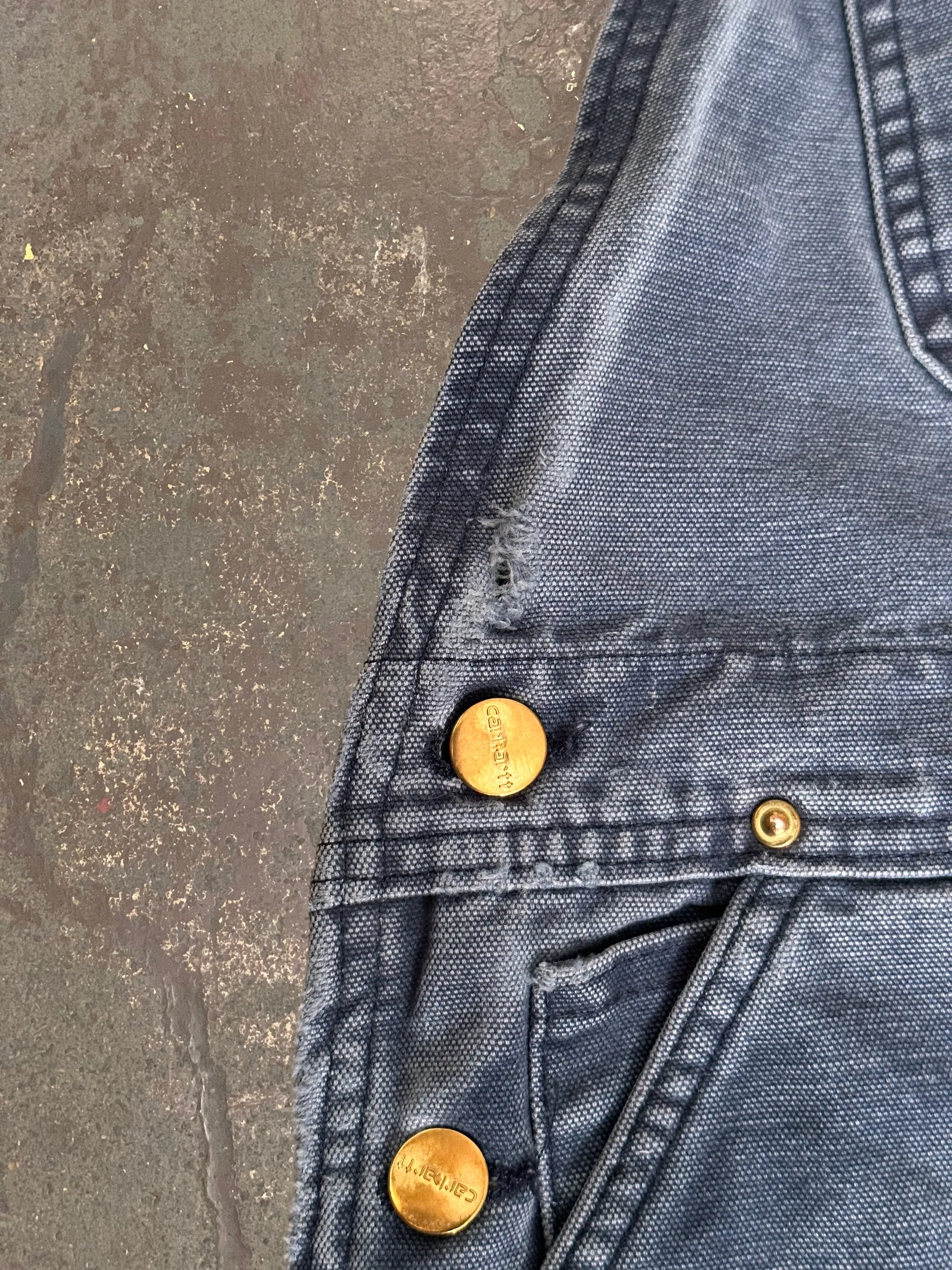 Vintage Blue Carhartt Made in USA Lined Overalls