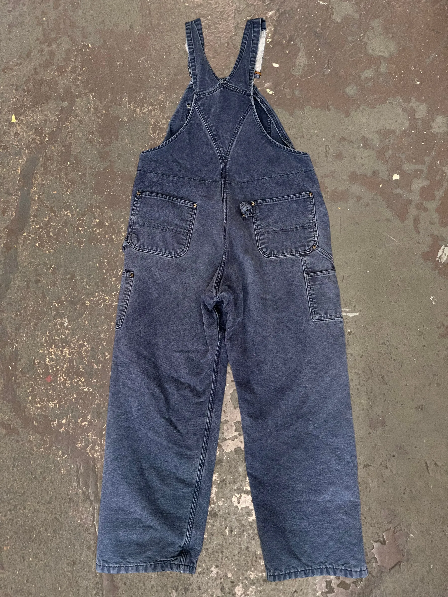 Vintage Blue Carhartt Made in USA Lined Overalls