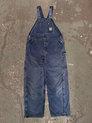 Vintage Blue Carhartt Made in USA Lined Overalls