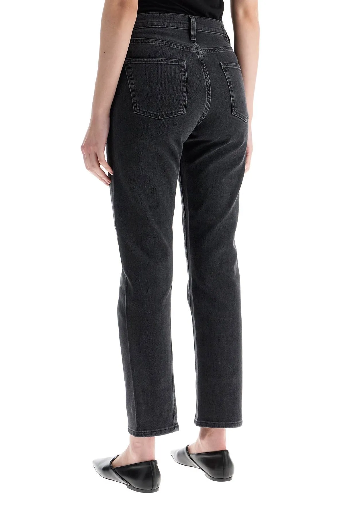 washed grey organic cotton jeans with twisted seams 222 232 743 32 GREY WASH