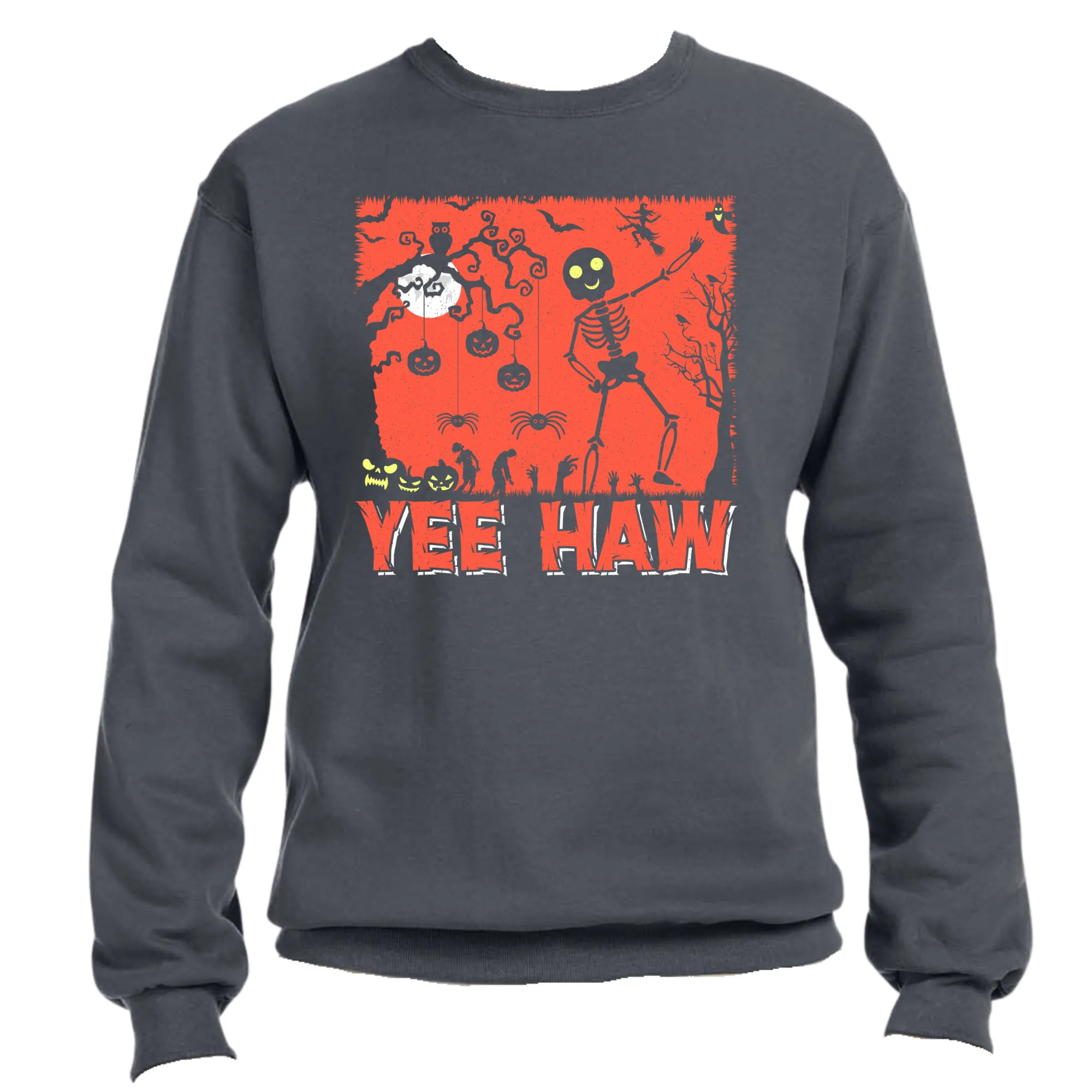 Yee Haw Unisex Halloween Sweater – Cozy Fit, Fun & Festive Vibes