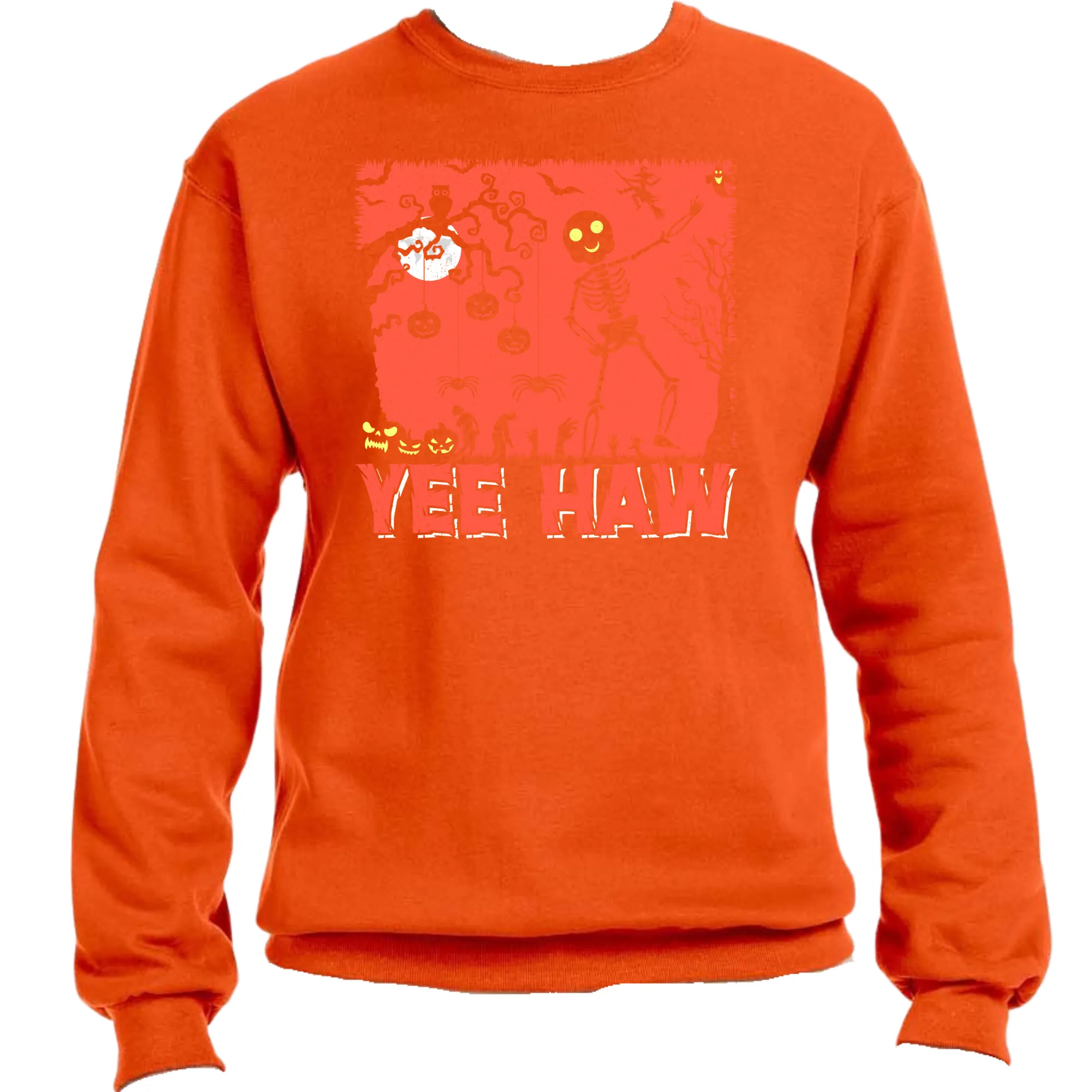 Yee Haw Unisex Halloween Sweater – Cozy Fit, Fun & Festive Vibes