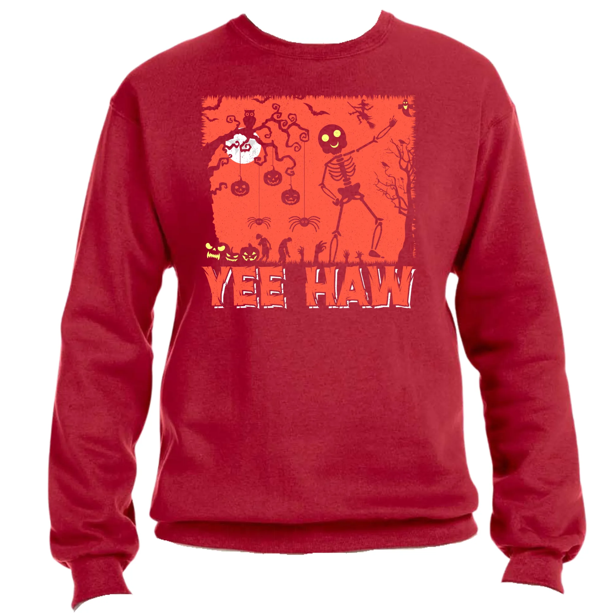 Yee Haw Unisex Halloween Sweater – Cozy Fit, Fun & Festive Vibes